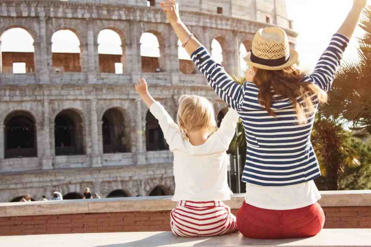 Colosseo mamma e figlia dove andare con i bambini