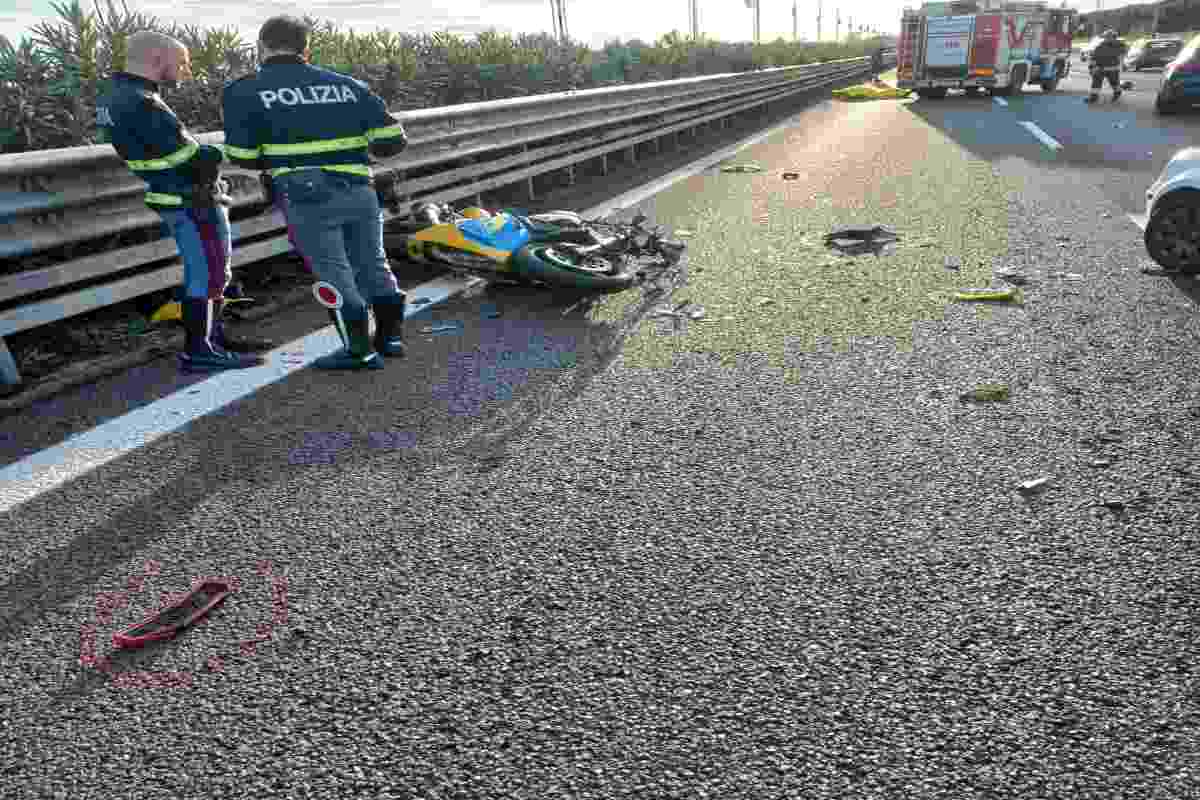 incidente mortale roma fiumicino