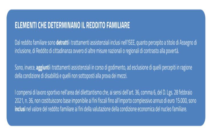 Come viene determinato il reddito per l'ADI