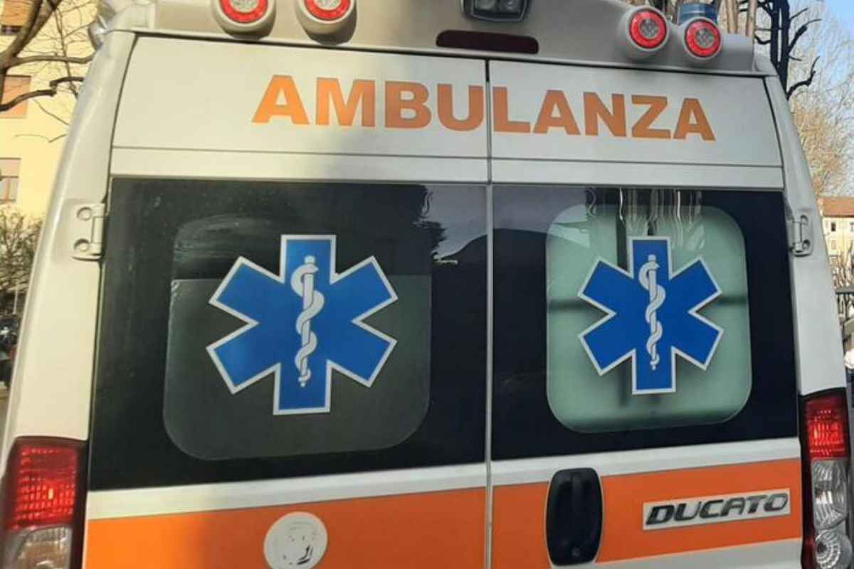 Ambulanza a Frosinone