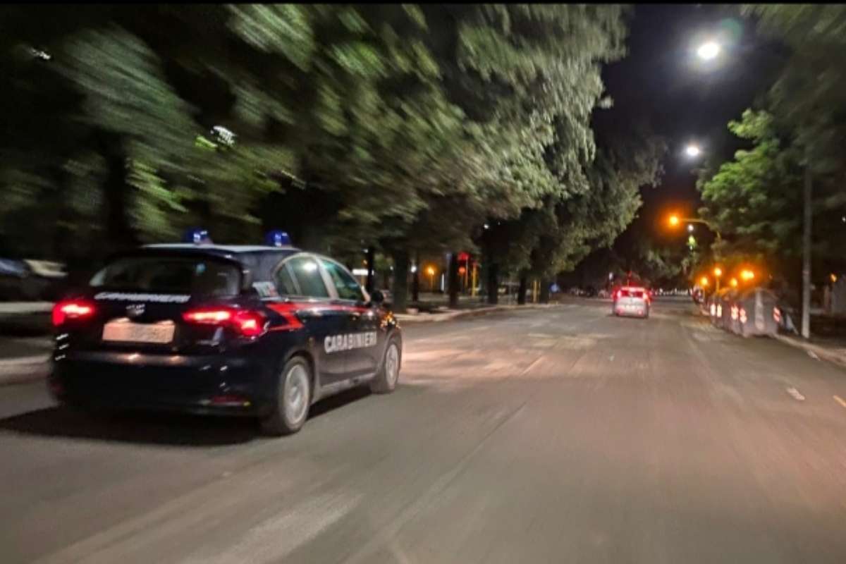 L'intervento dei Carabinieri a Roma