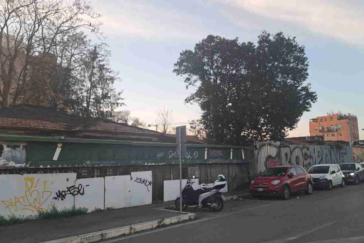 Luogo dove sorgerà il Centro d'Accoglienza a Pietralata