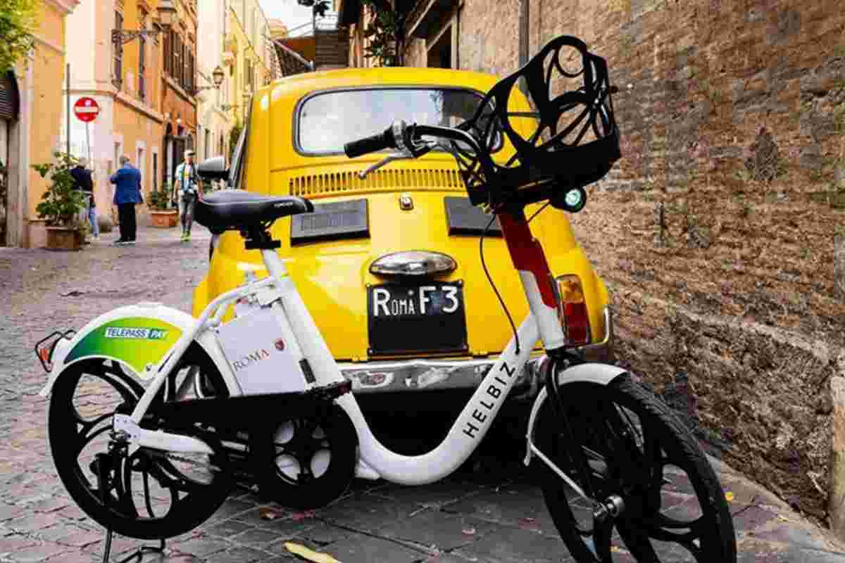 E-bike sharing a Roma
