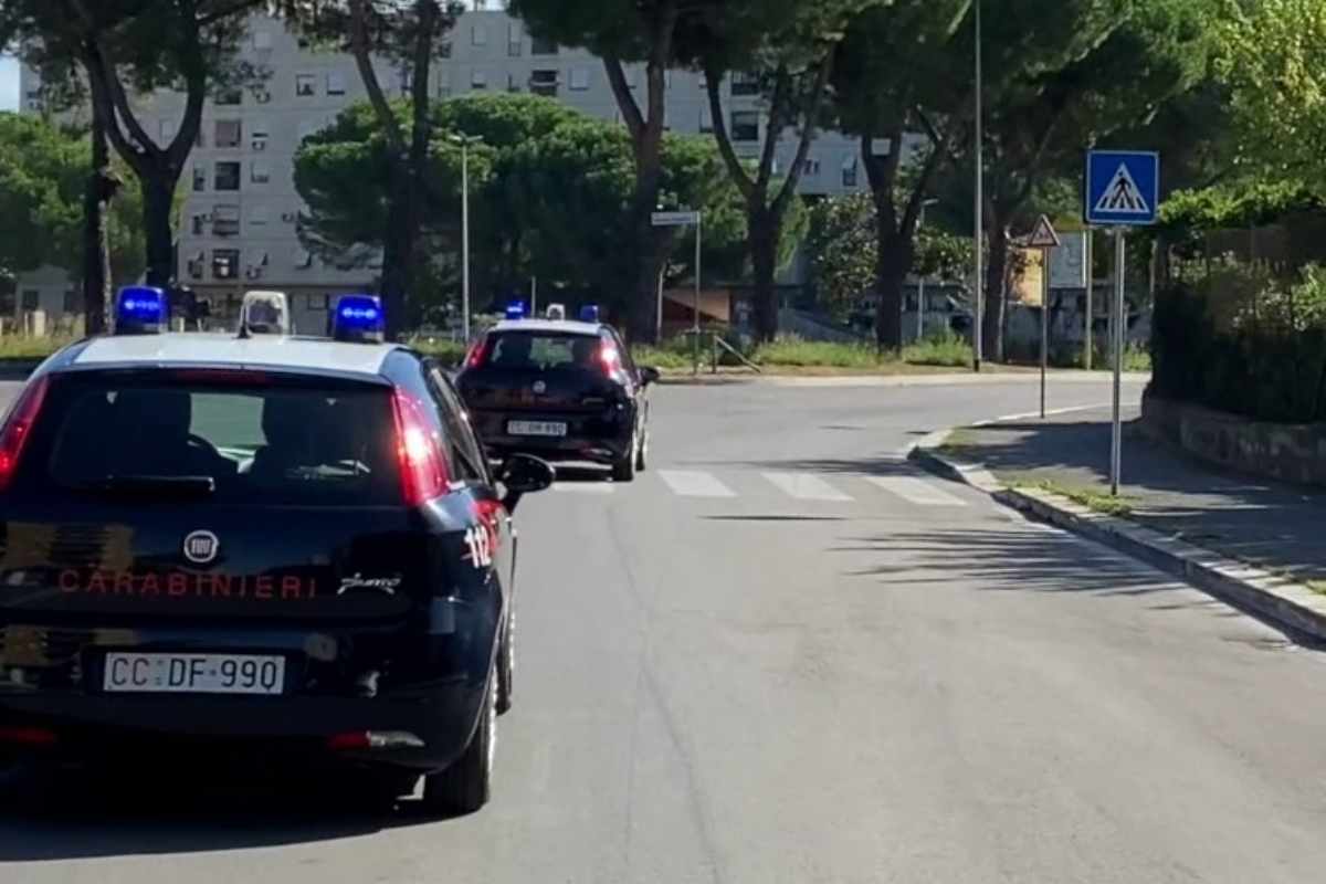 I Carabinieri intervenuti a Roma