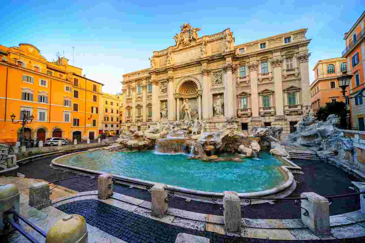 Fontana di Trevi a Roma