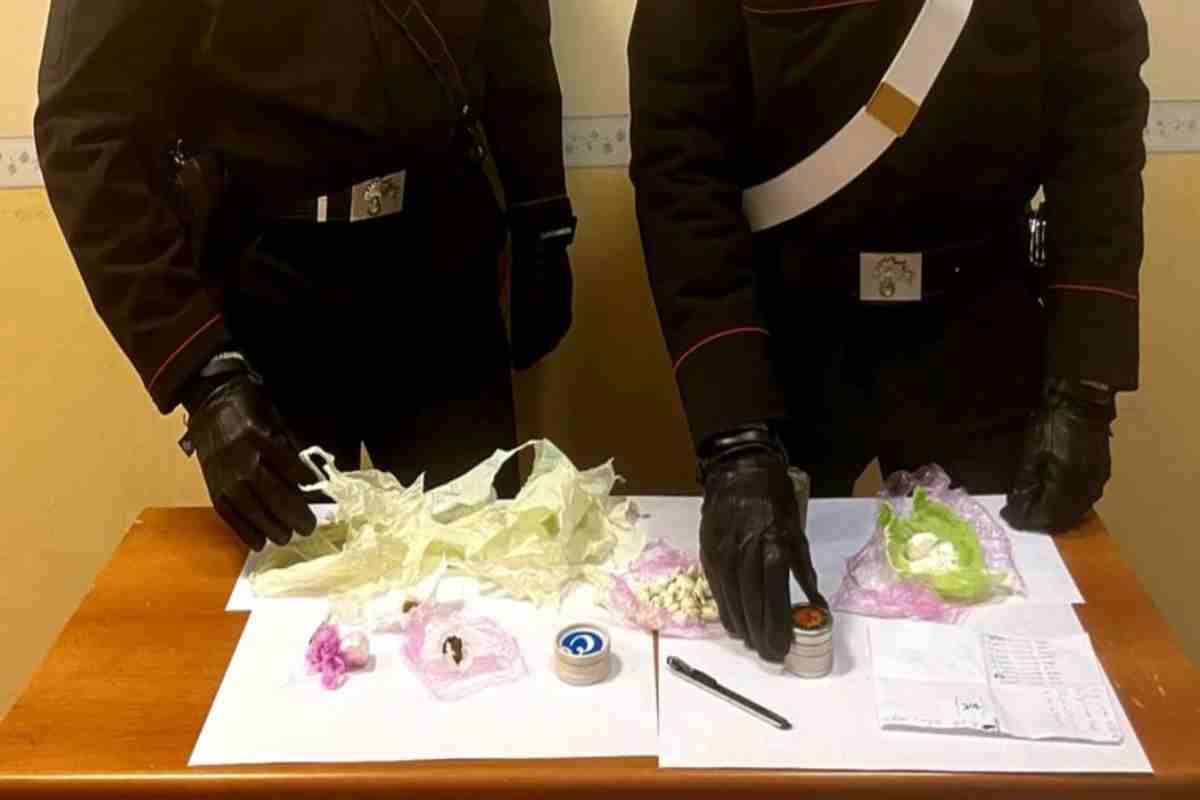 Il quantitativo di droga sequestrato durante le operazioni dai carabinieri di Pomezia - www.IlCorrieredellacittà.com