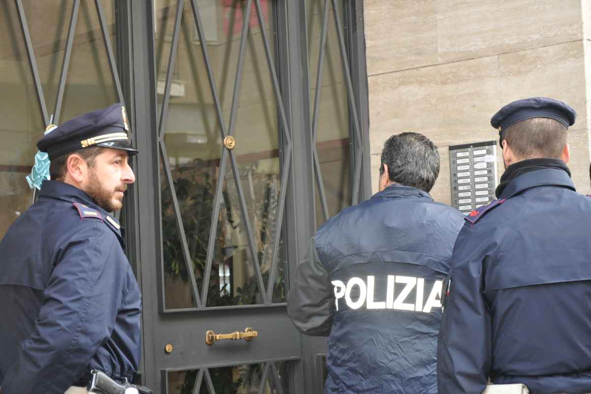 Polizia di Stato a Torre Maura