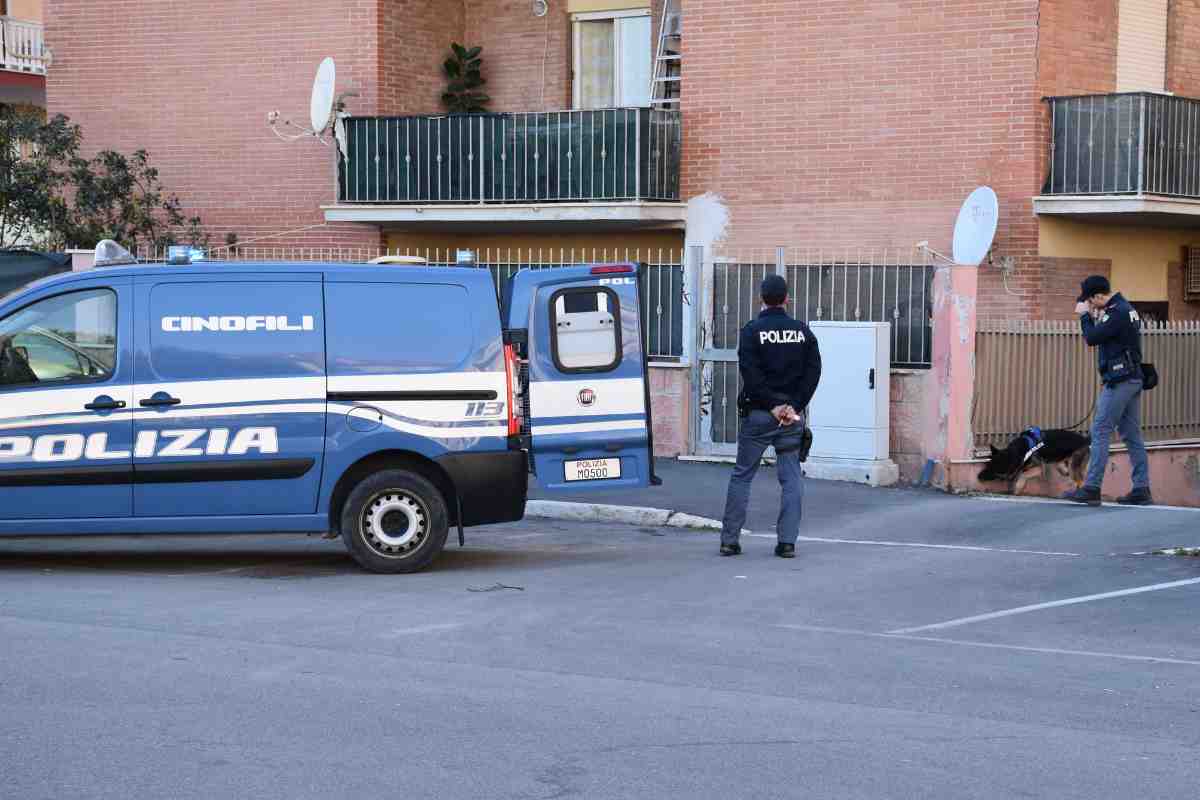 Polizia di Stato a Ostia