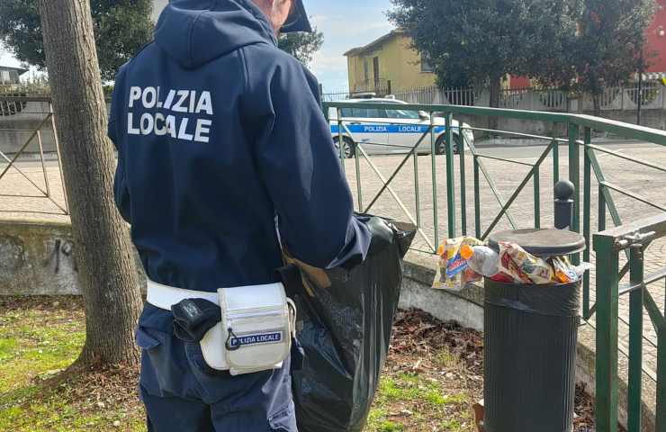 Polizia locale controlli abbandono rifiuti lanuvio