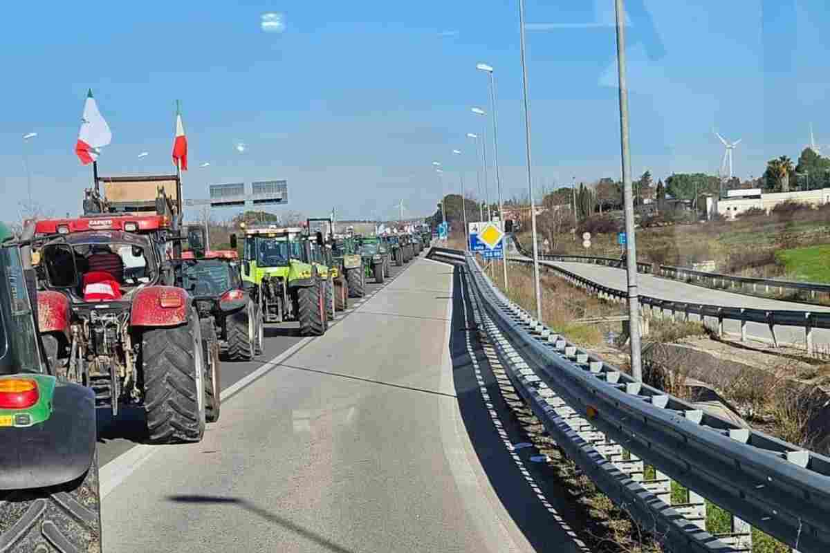 Protesta degli agricoltori in Italia