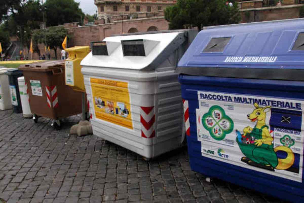 Raccolta differenziata a Roma