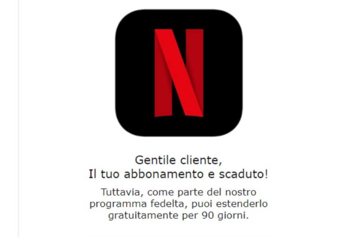 Truffa Netflix
