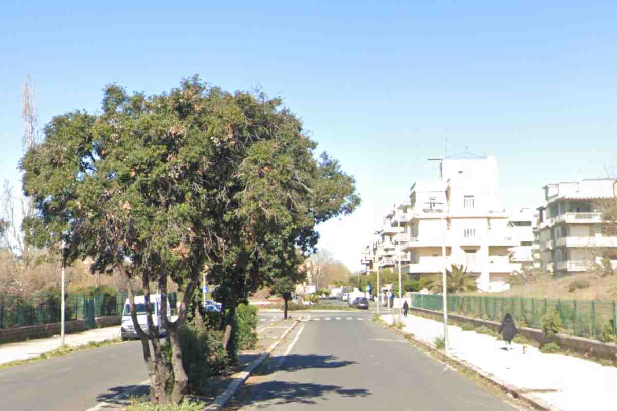 Via Desiderato Pietri a Ostia