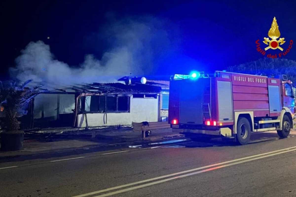 Vigili del Fuoco a Gaeta