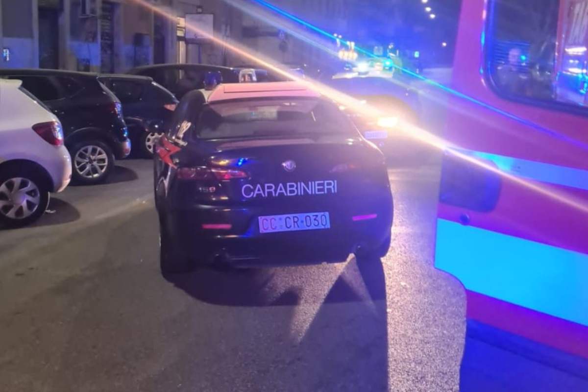 Carabinieri Vigili del Fuoco incendio San Lorenzo