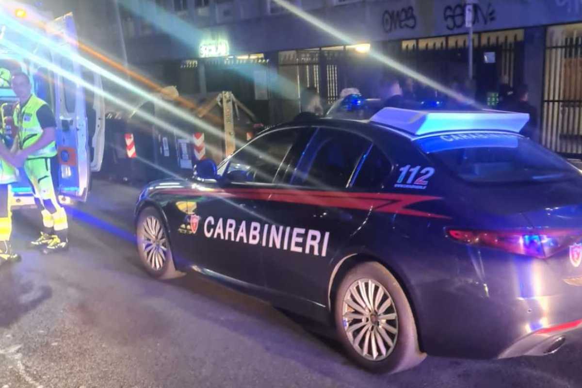 Carabinieri ambulanza notte