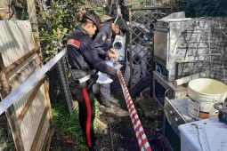 Carabinieri sequestrano discarica abusiva lago albano
