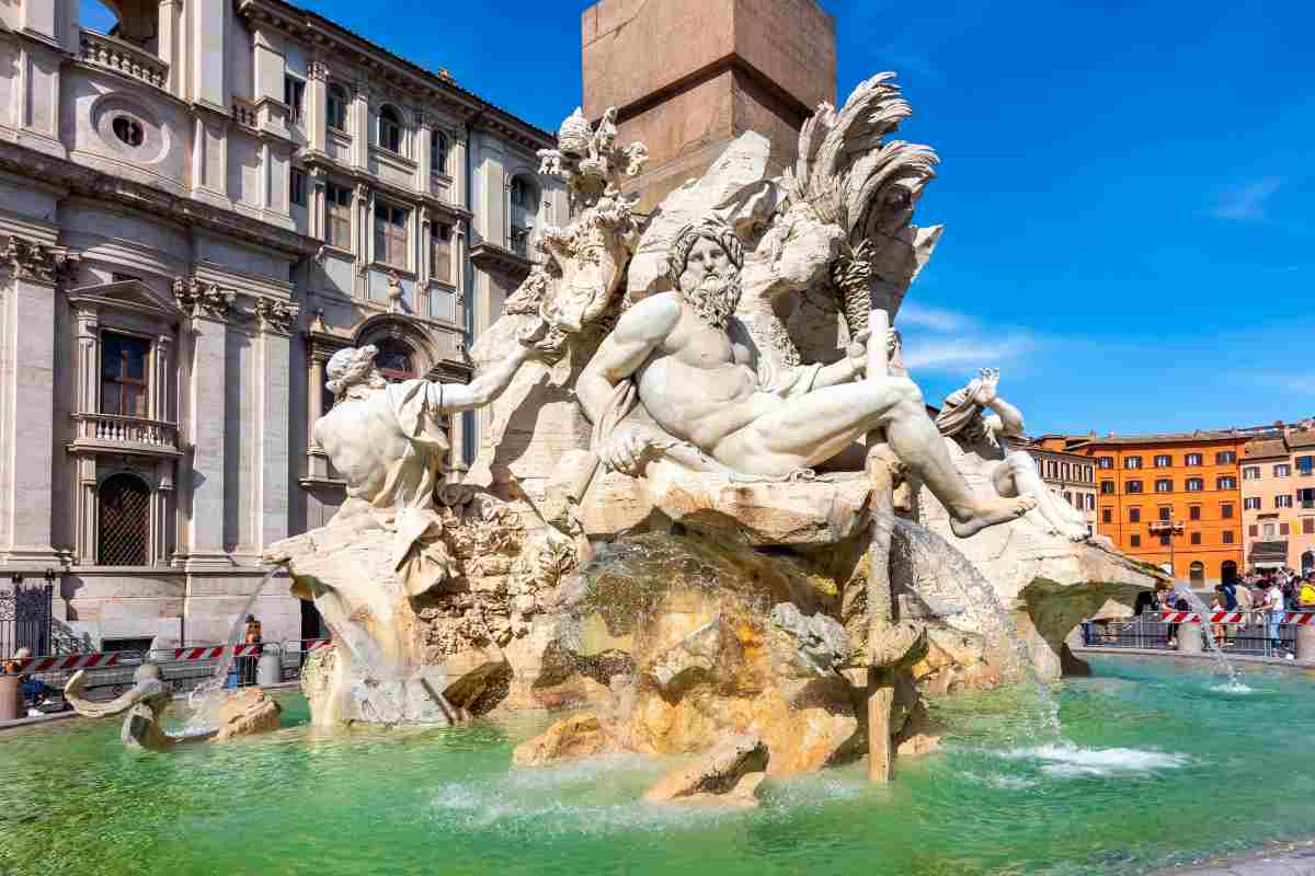 fontana dei Quattro Fiumi