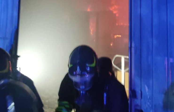 Incendio Pomezia