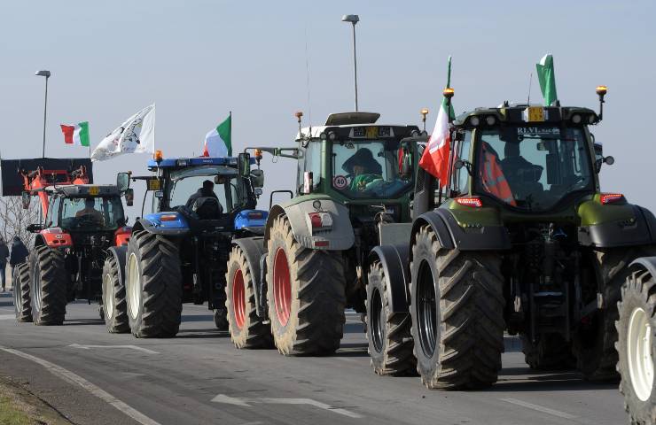 Protesta trattori Roma