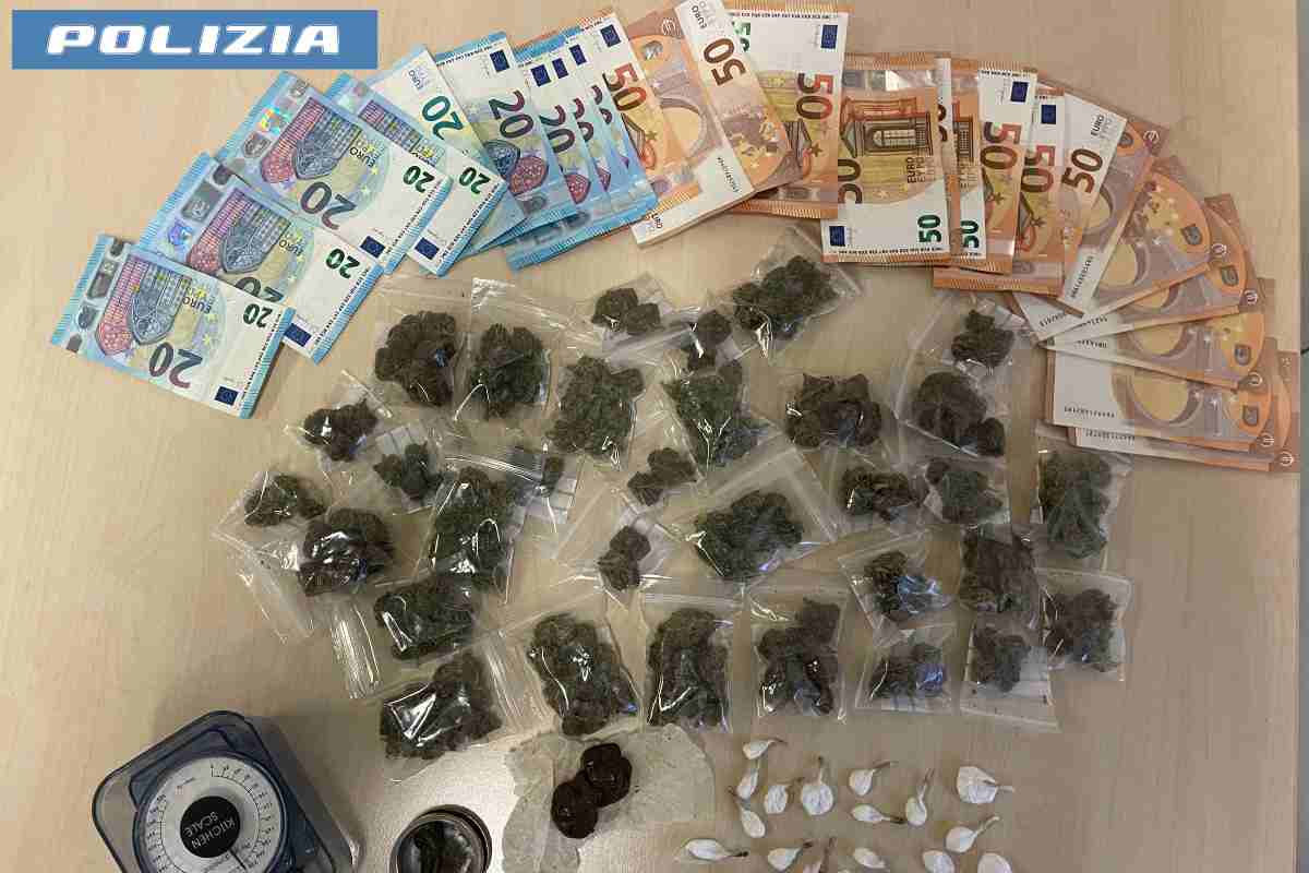 Spaccio a Roma droga sequestrata dalla Polizia