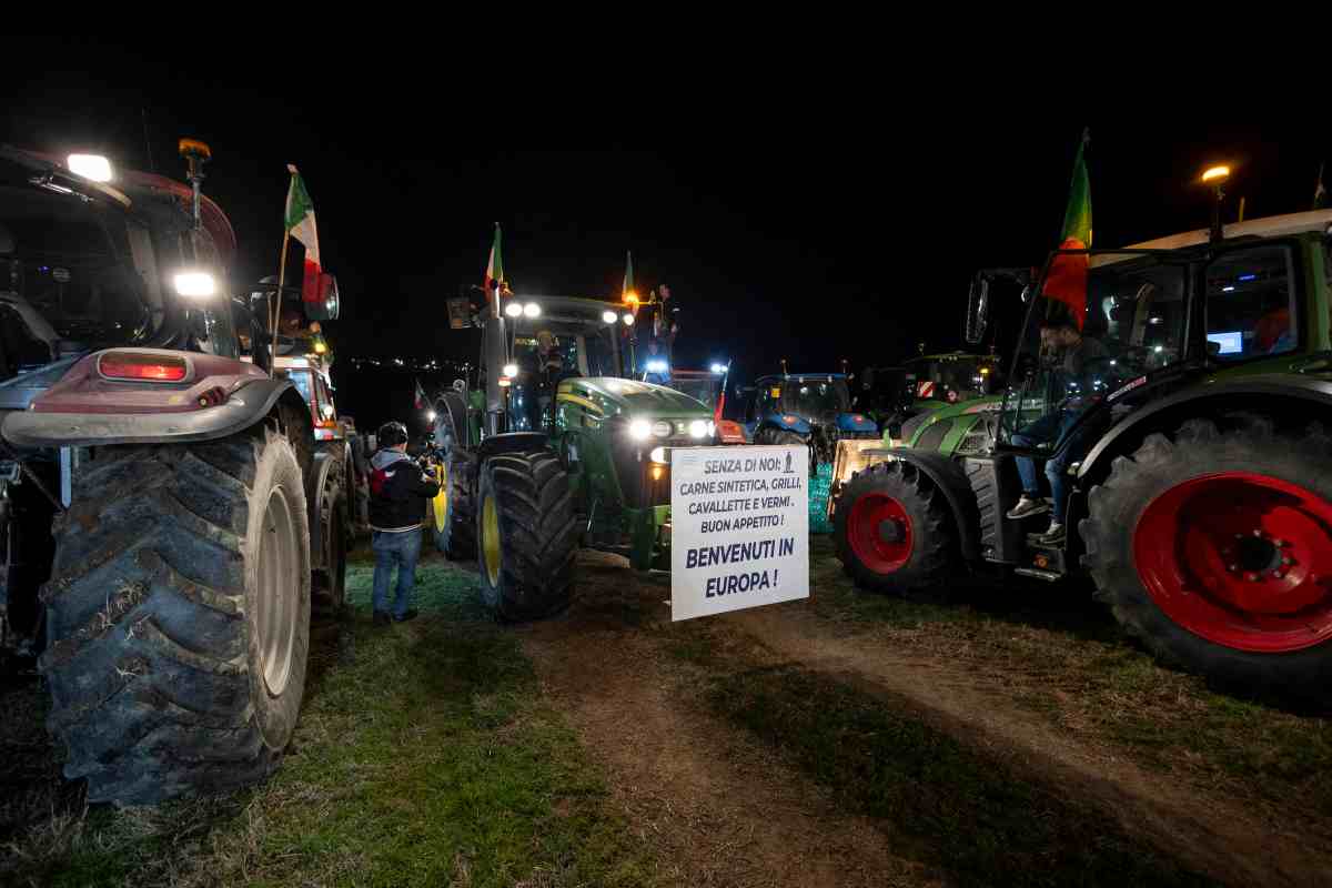 Protesta trattori Roma