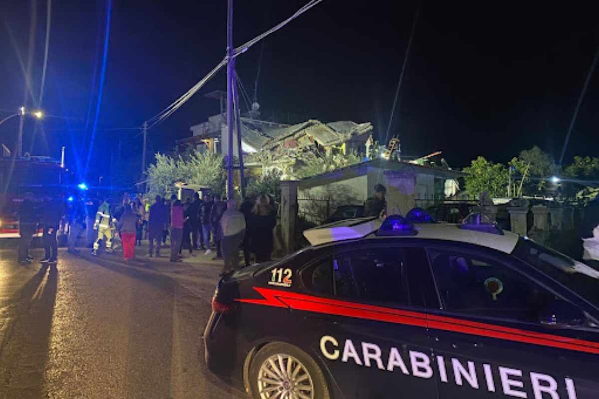 esplosione bombola gas terracina