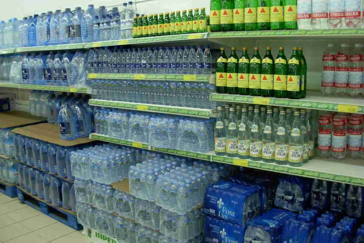 Acqua al supermercato