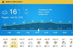 Allerta meteo gialla nel Lazio