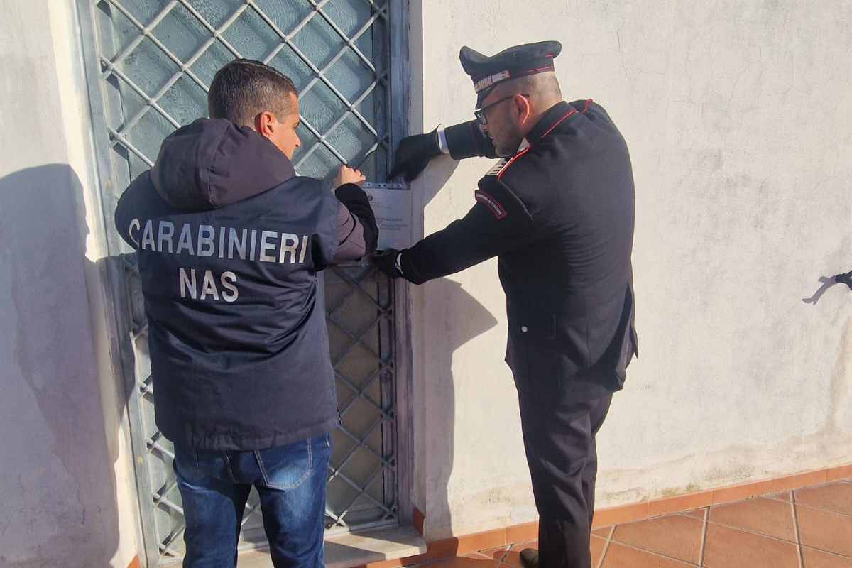 Carabinieri nella casa di riposo abusiva a Nettuno