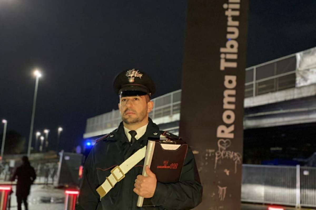 Carabinieri alla Stazione Tiburtina