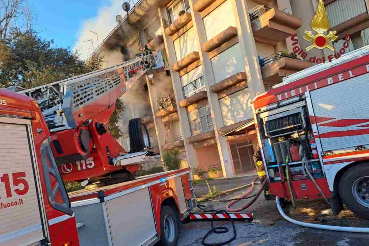 Incendio Bastogi oggi