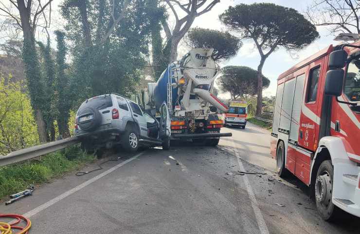 Incidente mortale Pontina Vecchia Ardea