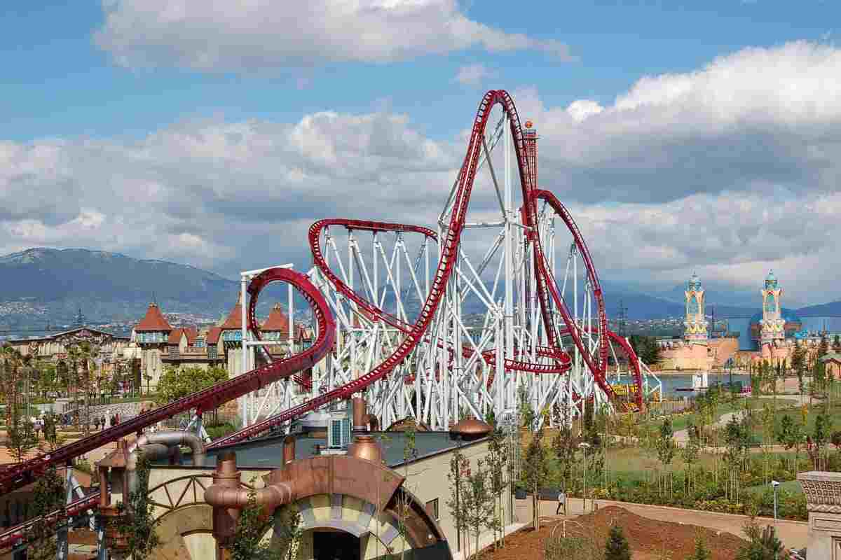 Foto della montagna russa a MagicLand