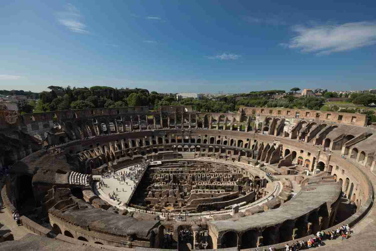 Colosseo visto dall'alto