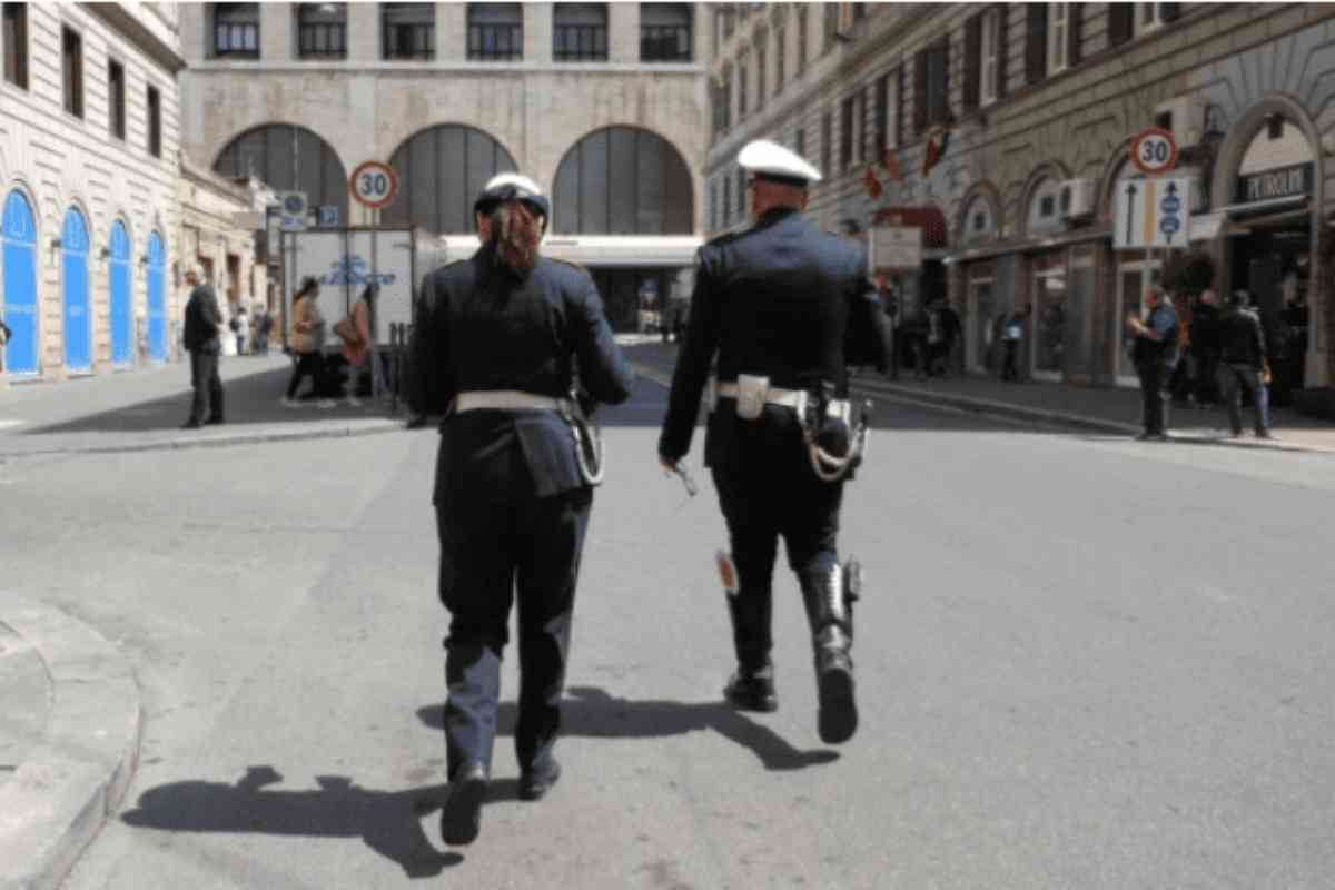 Vigili alla Stazione Termini