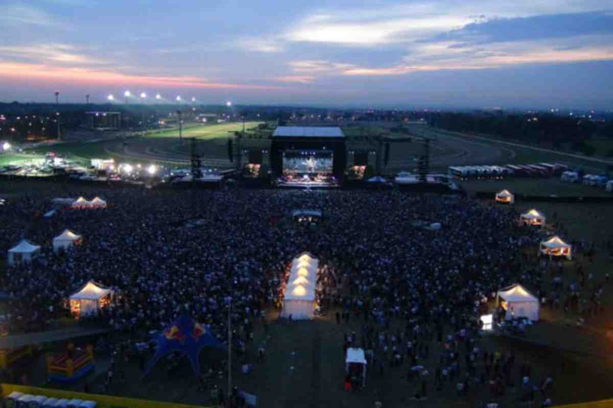 Concerto Rock in Roma all'Ippodromo di Capannelle