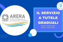 Locandina servizio a tutele graduali di Arera