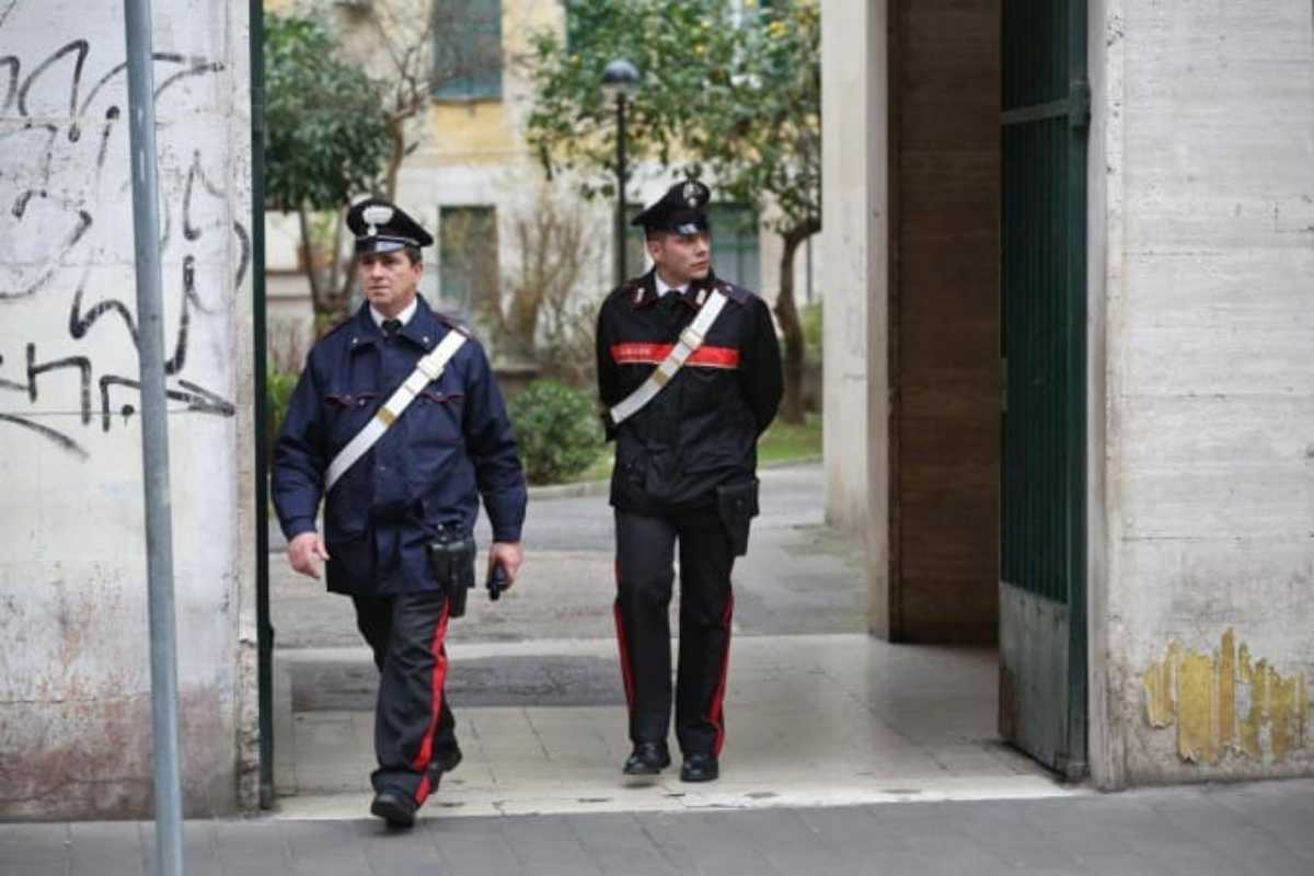 Carabinieri alla Garbatella