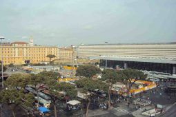 Foto dall'alto della Stazione Termini