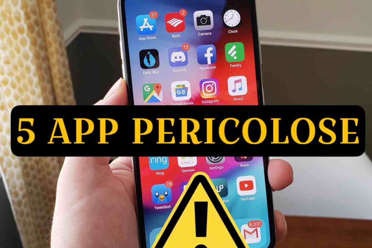 Cinque app pericolose