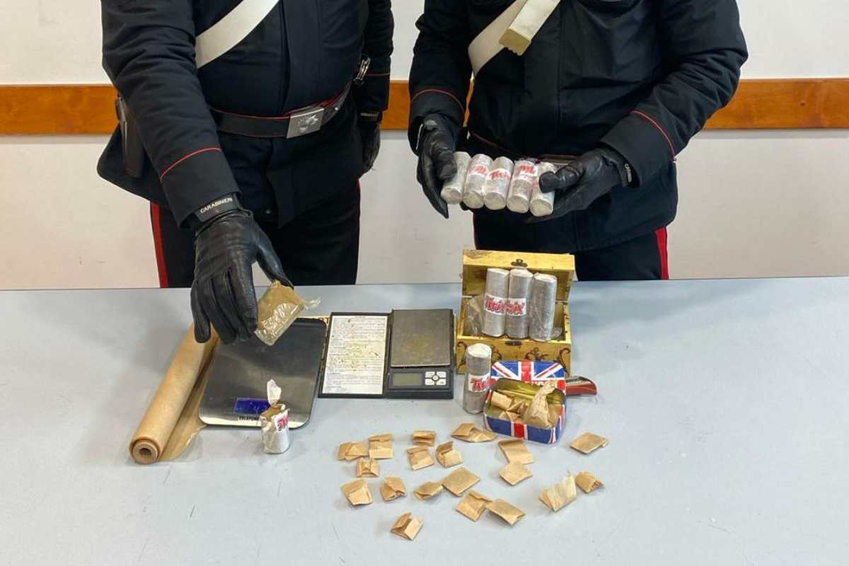 Carabinieri droga ponte di nona