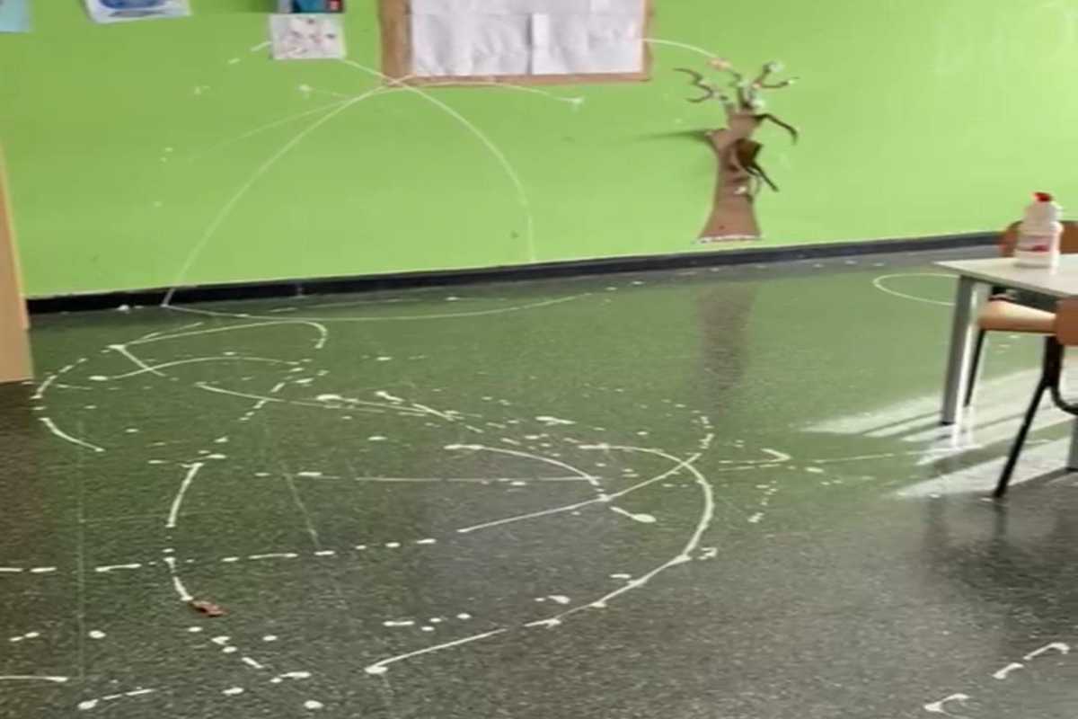 scuola vandalizzata Vallerano