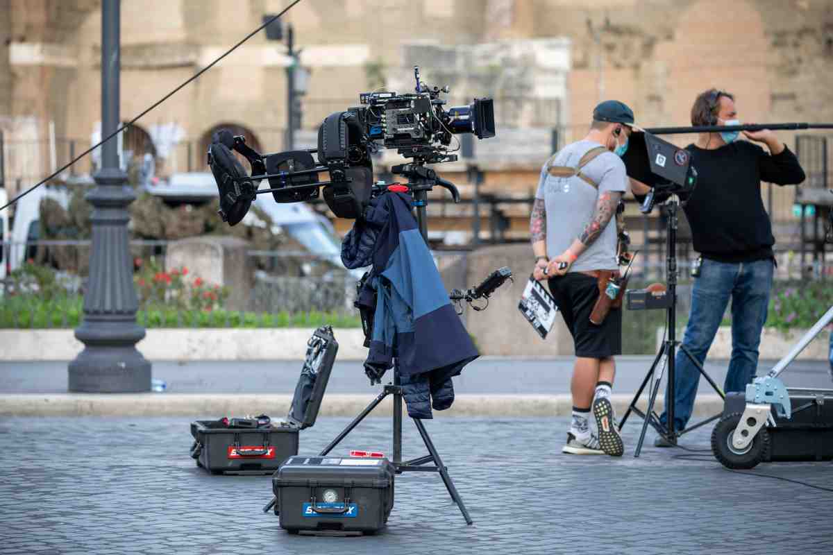 Riprese cinematografiche Roma Corso Francia