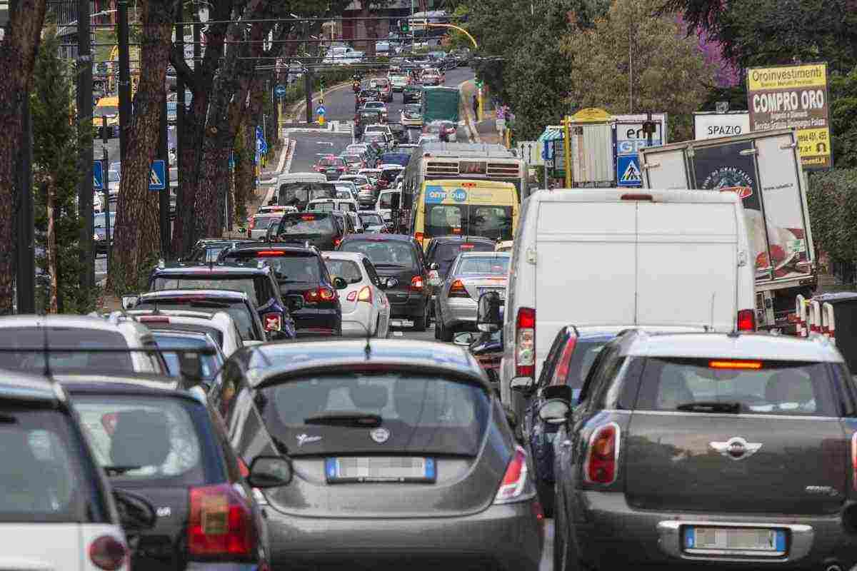 Tempo sprecato traffico Roma