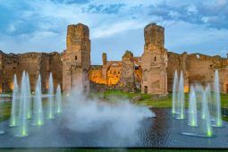 Giochi d'acqua e di luci alle Terme di Caracalla