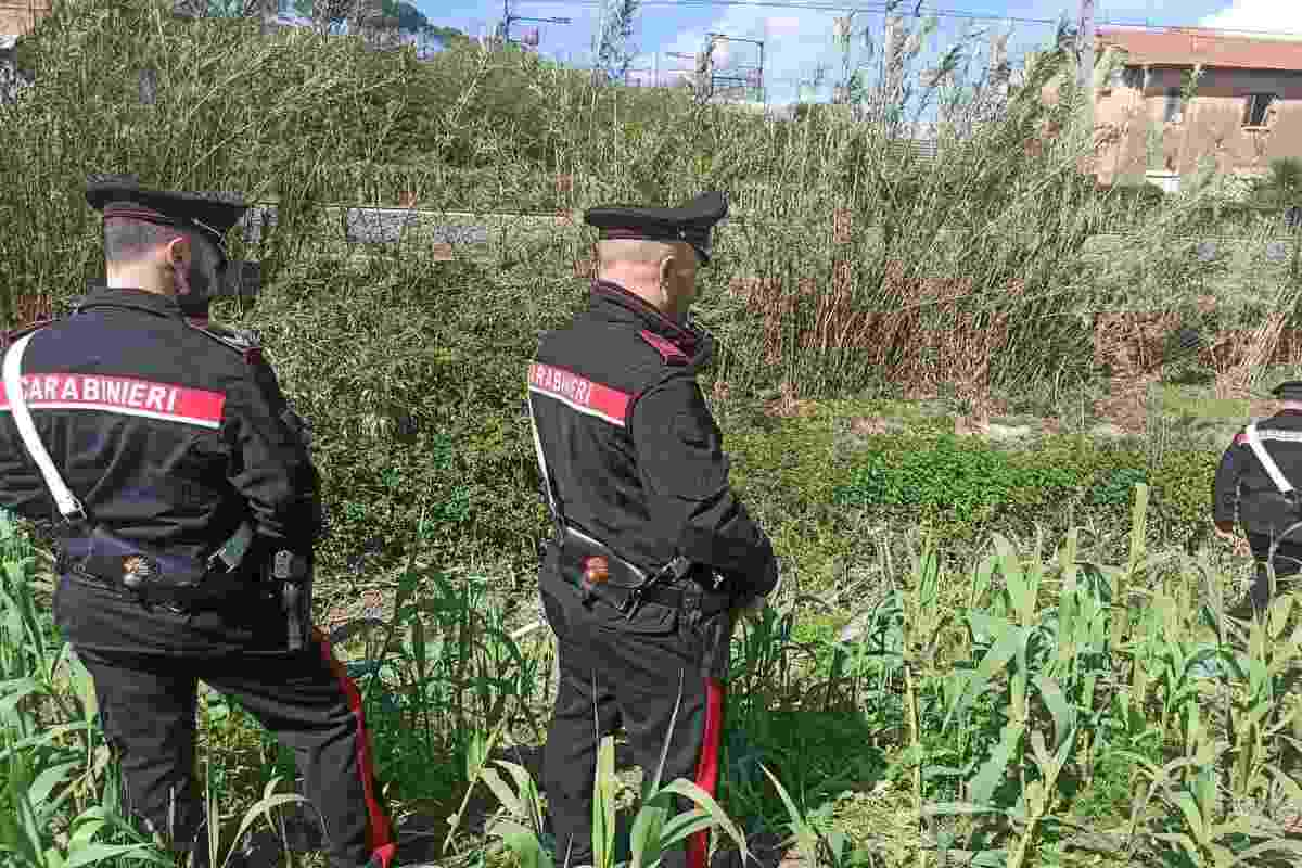 Carabinieri a Ponte Galeria