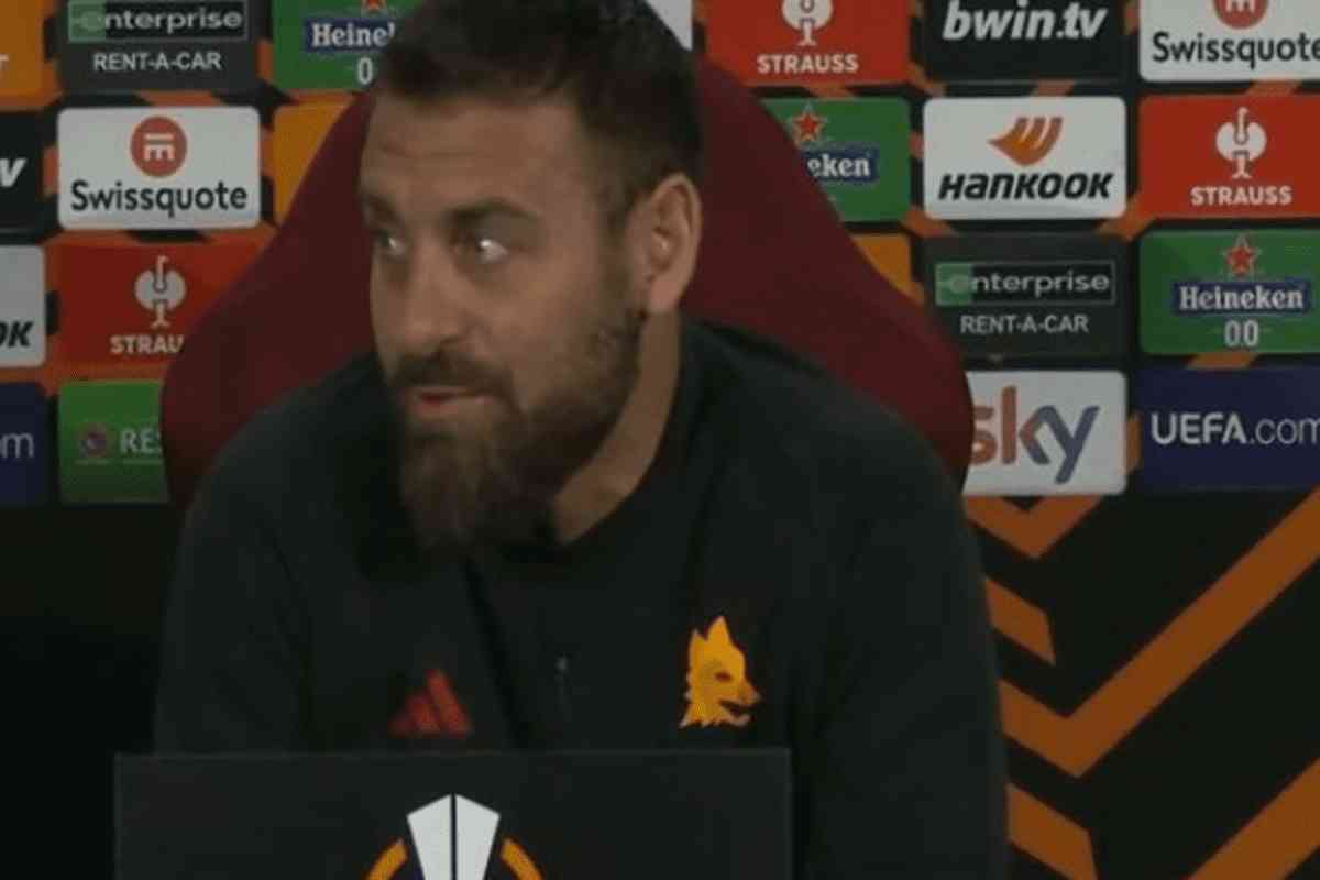 Daniele De Rossi in conferenza stampa