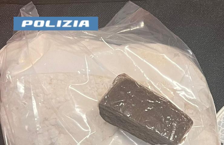 La droga sequestrata dalla Polizia a Roma