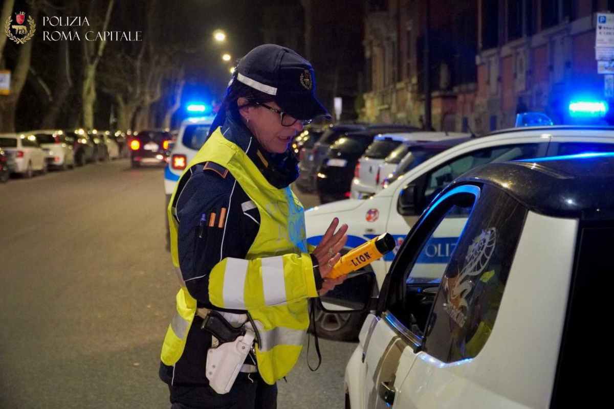 Controlli della Polizia Locale a Roma